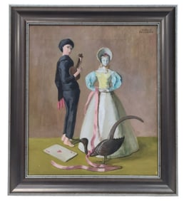 Lucille Sylvester Original Oil on Canvas Painting