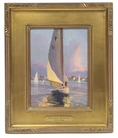Calvin Liang Original Oil Painting Newport Beach