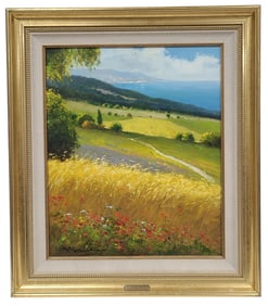 Gerhard Nesvadba Path to the Sea Oil Painting