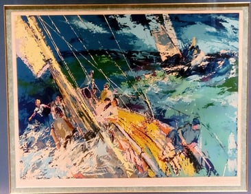 LeRoy Neiman Ocean Sailing Serigraphic Print