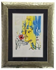 Salvador Dali "Vanishing Face" Lithograph Signed