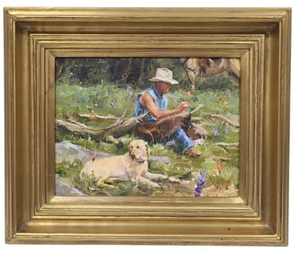 Howard Friedland Original Oil on Panel Painting