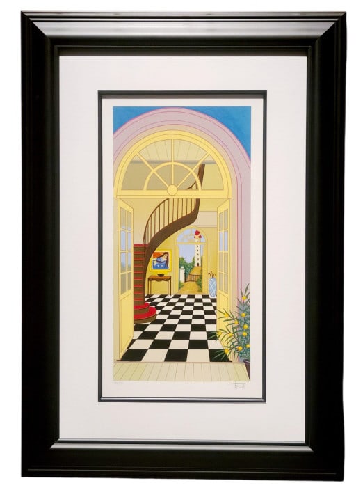 Fanch Ledan Arcachon Lighthouse Signed Serigraph (1 of 6)