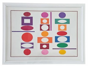 Yaacov Agam Double Metamorphosis III Signed