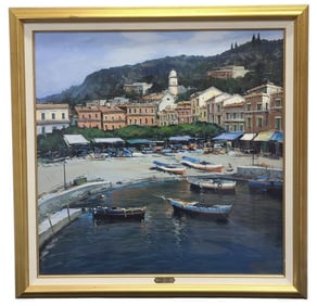 Antonio Iannicelli Portofino Oil Painting