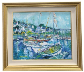 Yolande Ardissone Original Oil on Canvas Painting