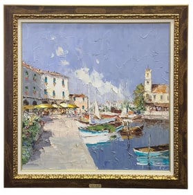 Erich Paulsen Path to the Sea Oil Painting