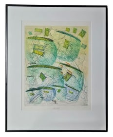 Dale Chihuly Limited Ed Signed Abstract Lithograph