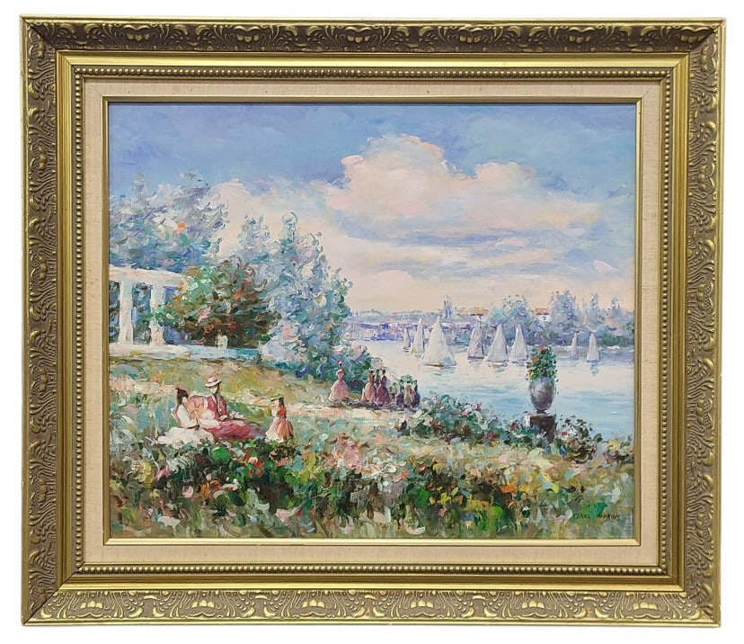 Carol Hopkins Original Oil on Canvas Painting (1 of 7)