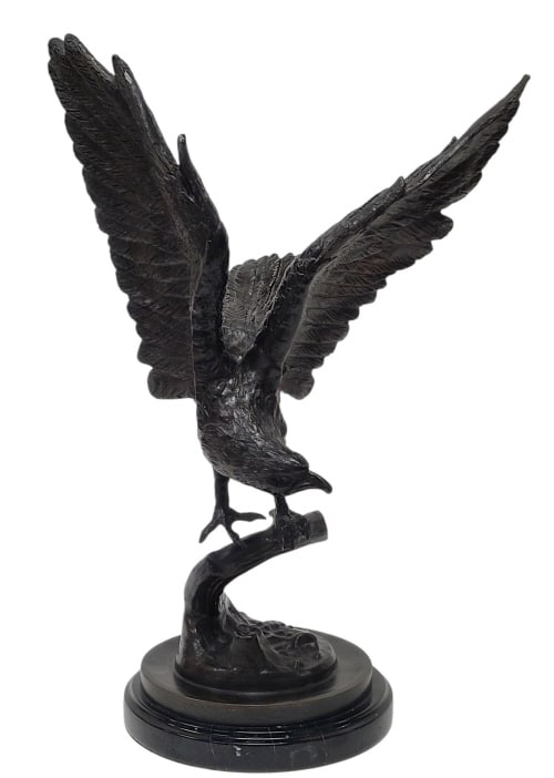 After-Jules Moigniez Eagle Metal Sculpture 20" (1 of 4)