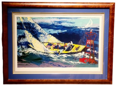 LeRoy Nieman Signed LE America's Cup Serigraphic