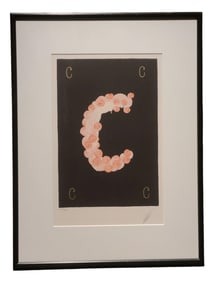 Vintage Erte Alphabet Suite "C" Signed & Numbered
