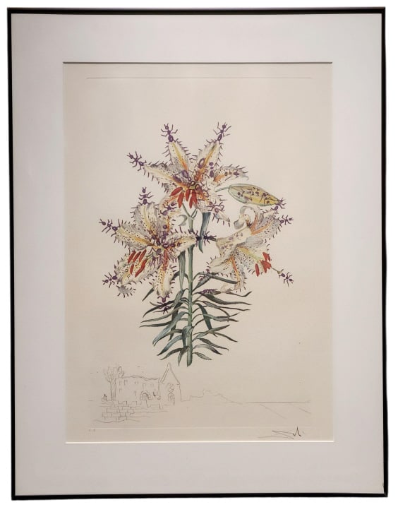 Salvador Dali Lilium Auratium Formicans Litho (1 of 8)