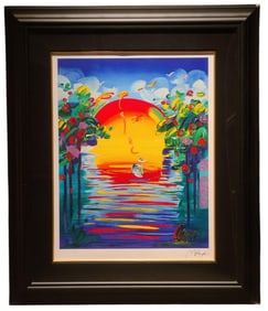 Peter Max Better World Ver VII Signed Serigraph