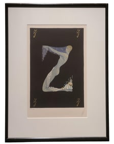 Vintage Erte Alphabet Suite "Z" Signed & Numbered