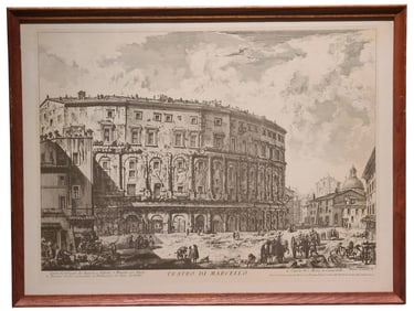 Giovanni Battista Piranesi Teatro Etching