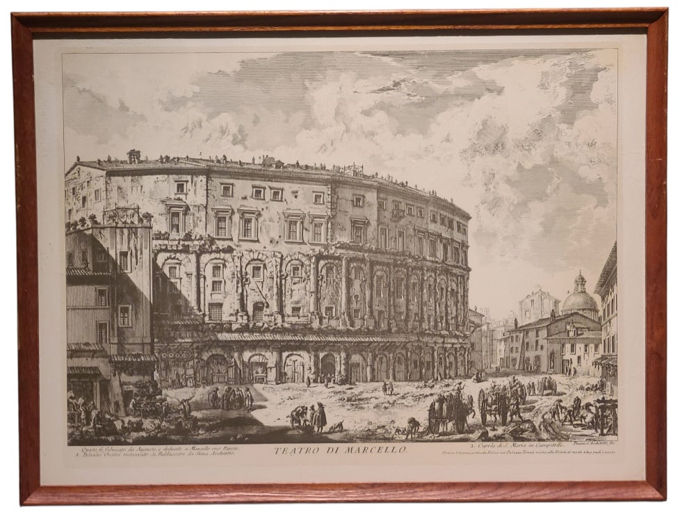 Giovanni Battista Piranesi Teatro Etching (1 of 6)