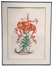 Salvador Dali Flora Dalinae Signed Litho Etching