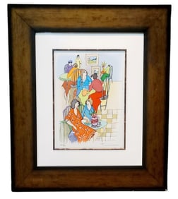 Itzchak Tarkay 2014 Sharing Secrets Artist Proof