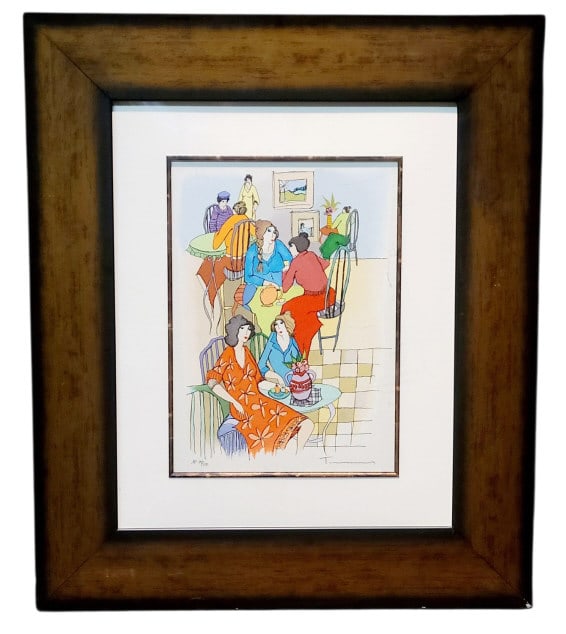 Itzchak Tarkay 2014 Sharing Secrets Artist Proof (1 of 9)