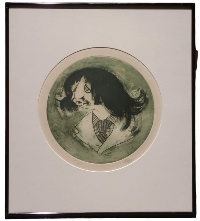 Al Hirschfeld Ringo Starr Signed LE Etching (1 of 6)