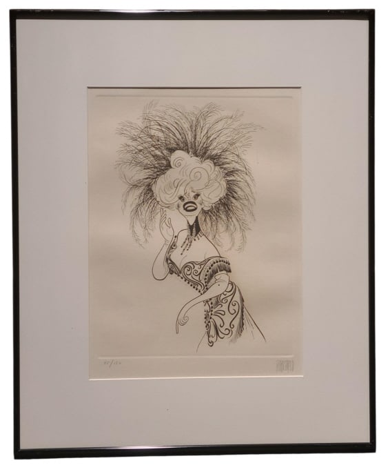 Al Hirschfeld Carol Channing Hello Dolly Etching (1 of 7)