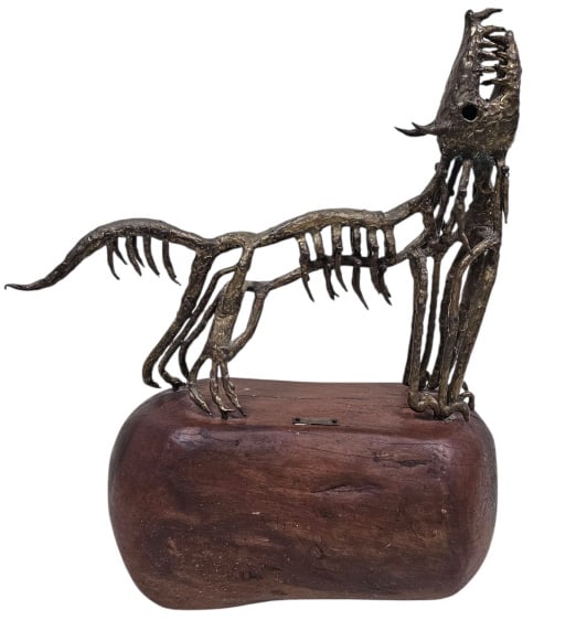Pal Kepenyes MCM Brutalist Horse Bronze Sculpture (1 of 10)