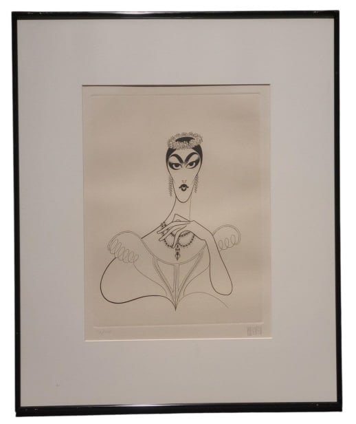 Al Hirschfeld Maria Callas Limited Edition Etching (1 of 7)