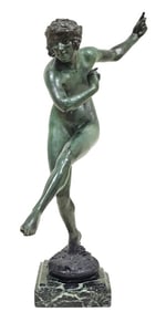 After Maurice Guiraud-Riviere Bronze Sculpture