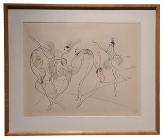 Al Hirschfeld American Ballet Theatre Etching