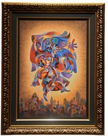 Anatole Krasnyansky Bluebird Hand Signed Giclee