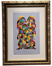 Anatole Krasnyansky The Couple II Signed Serigraph