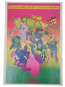 Peter Max for American Cancer Society Poster
