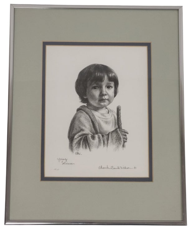 Charles Banks Wilson Young Solomon Signed Litho (1 of 5)
