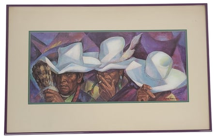 Charles Banks Wilson Lithograph in Color Signed