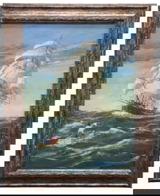 Robert Lebron Original Oil Painting on Canvas