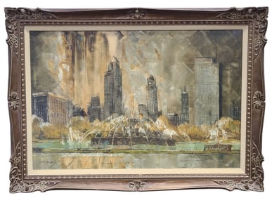 Robert Lebron Original Oil Painting on Canvas