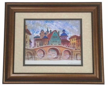 Anatole Krasnyansky Devon Carnishe Seriolithograph