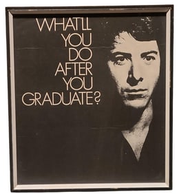 1967 Promotional Poster "The Graduate"