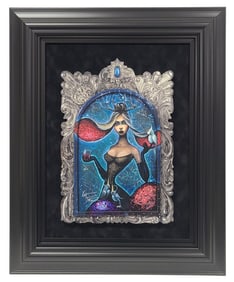 Kat Tatz 2022 Sculptograph with Hand Embellishment