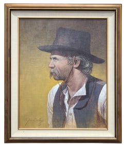 Jim Daly 1977 Original Oil Painting on Canvas