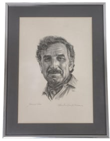 Charles Banks Wilson Carrie's Dad Signed Litho