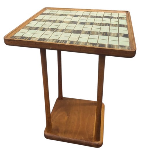 Rare Martz Marshall Studios Square Tile Side Table (1 of 9)