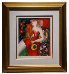 Linda Le Kinff 2005 Bandjo Serigraph Signed