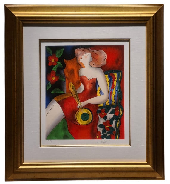 Linda Le Kinff 2005 Bandjo Serigraph Signed (1 of 8)