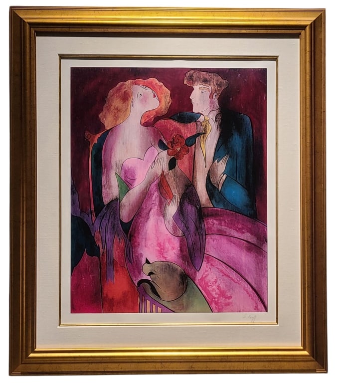 Linda Le Kinff 2005 Robe de Soir Seriolithograph (1 of 6)