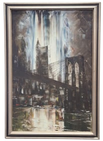 Robert Lebron Original Oil Painting on Canvas