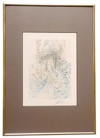 Salvador Dali Paradise 17 Divine Comedy Signed