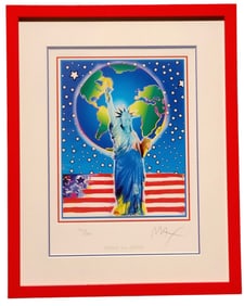 Peter Max Peace on Earth Limited Edition Serigraph