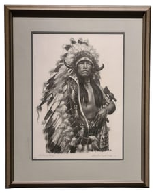 Charles Banks Wilson The Prairie Chief Signed